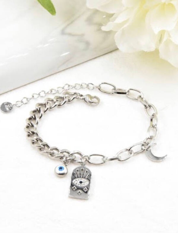 Armband Lucky Eye - zilver