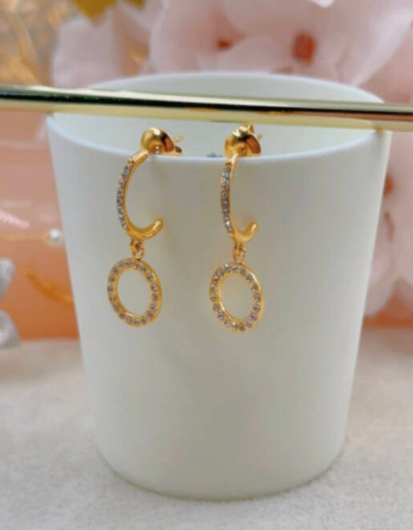 Oorbellen Diamonds - goud