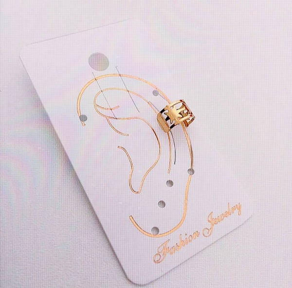 Earcuff star - goud