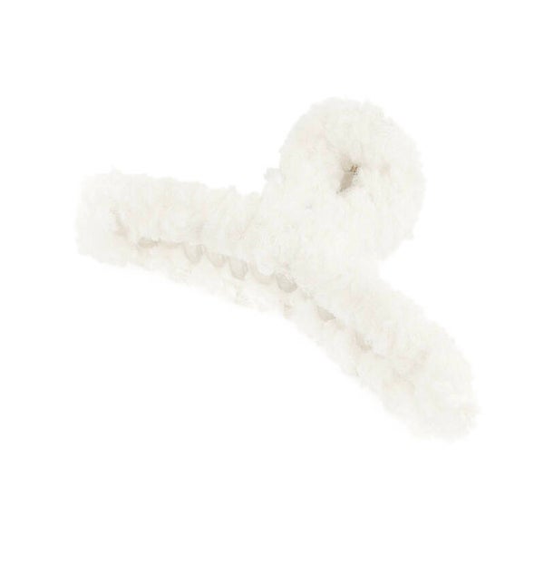 Teddy haarclip - off-white