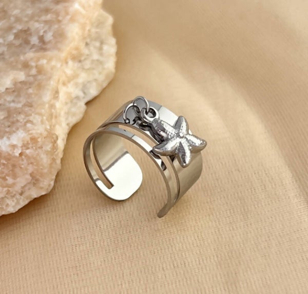 Sea shell ring - Zilver