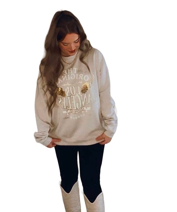 Sweater Los Angeles - beige