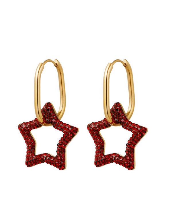 Oorbellen Shimmer - stars