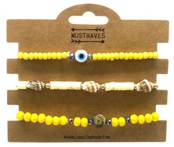 Ibiza armbandjes - geel