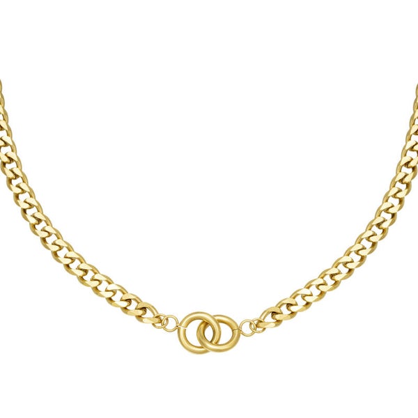 Intertwined ketting goud