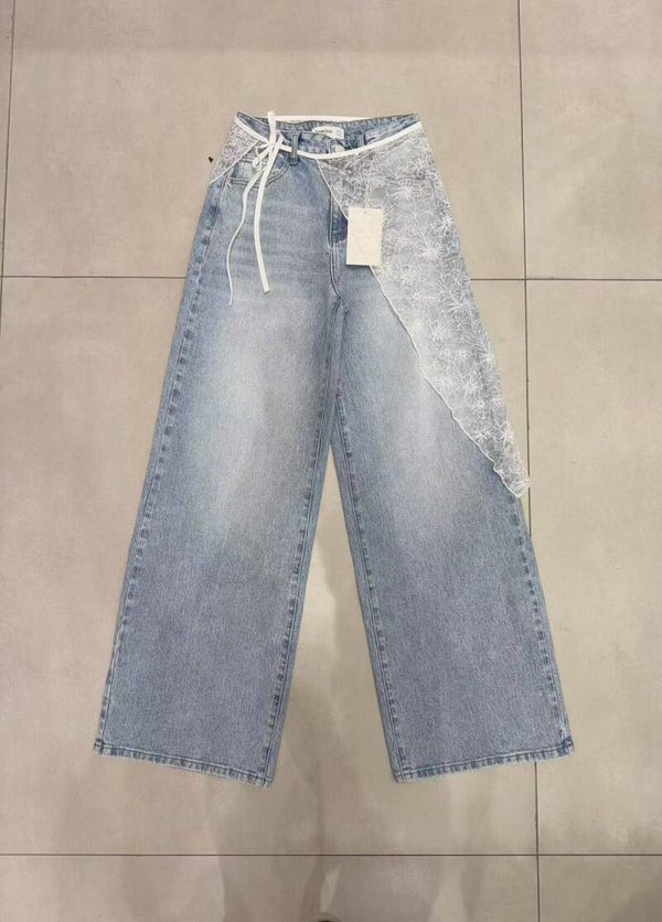 Wide leg jeans