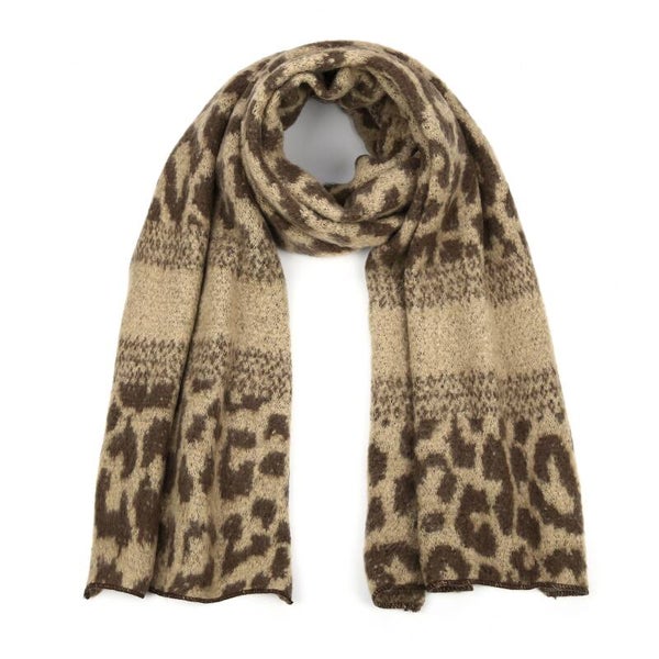 Sjaal leopard - groen