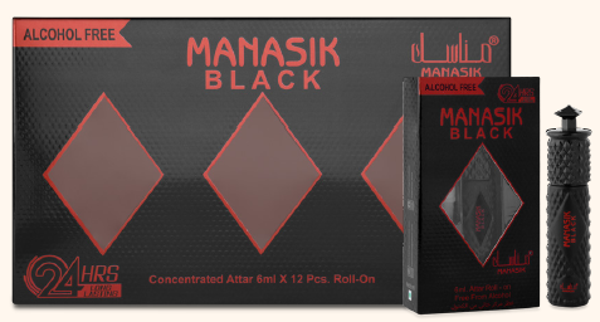 Manasik Black Roll on 6 ml - Parfum Olie