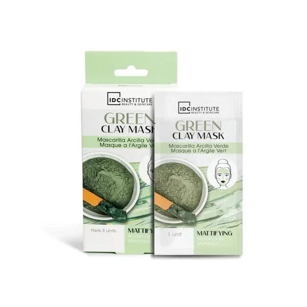 Green Clay Mask Matterend Gezichtsmasker (3 stuks
