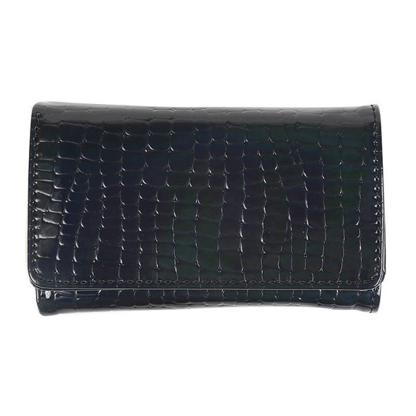 Metaillic black portemonnee