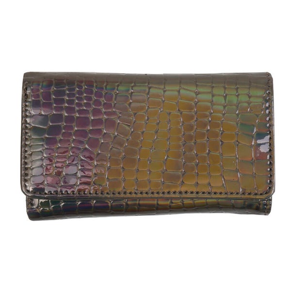 Metaillic brown portemonnee