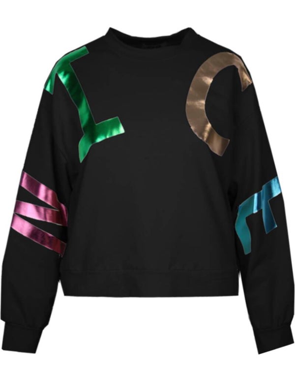 Sweater NICE - zwart
