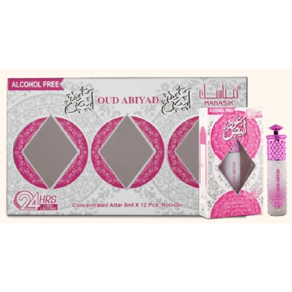 Oud Abiyad Roll on 6 ml