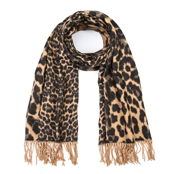 Sjaal comfy leopard