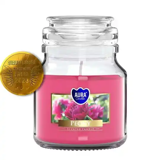 Geurkaars - Pioenroos