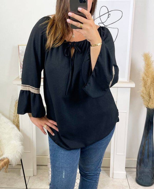 Blouse Esmee - zwart