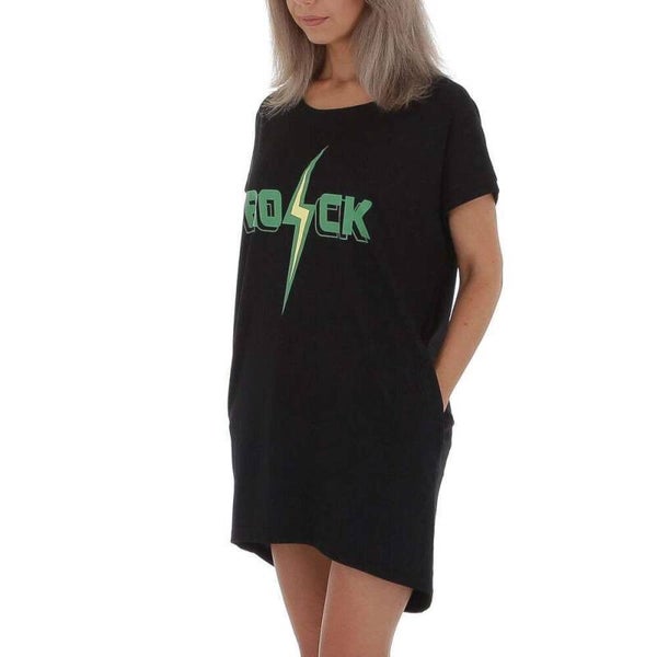 T-shirt dress ROCK - groen