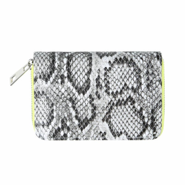 Sassy snake portemonnee geel