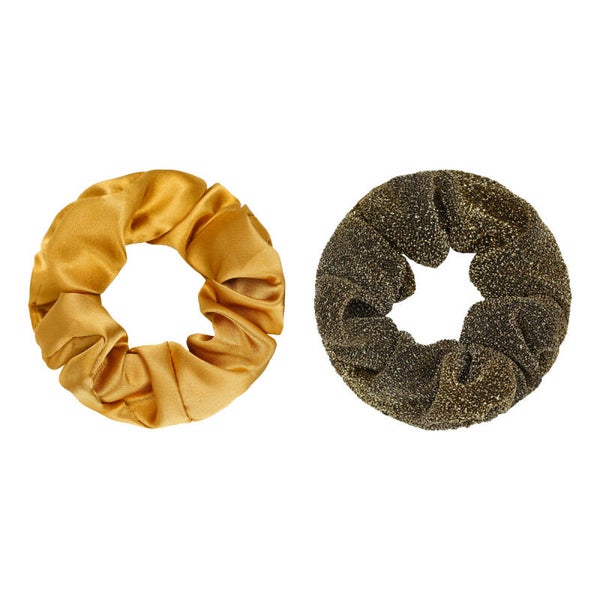 Scrunchie set geel