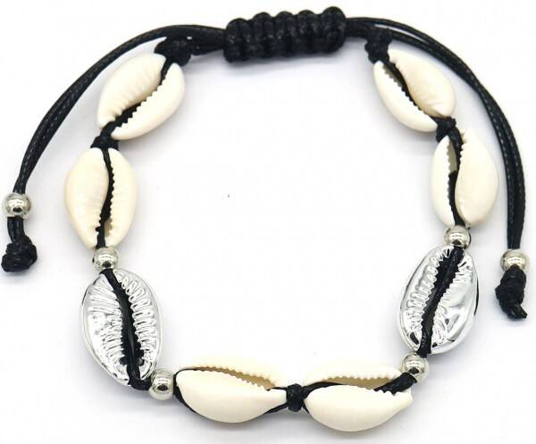 Shells armband - zilver