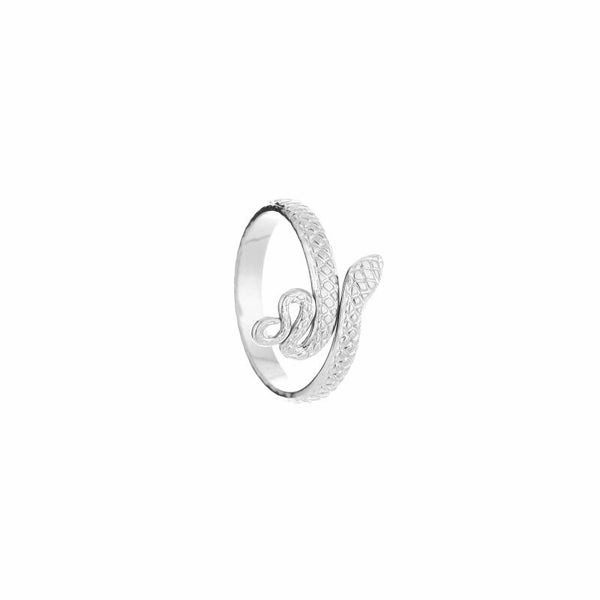 Snake ring zilver