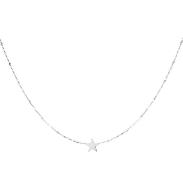 Star ketting zilver