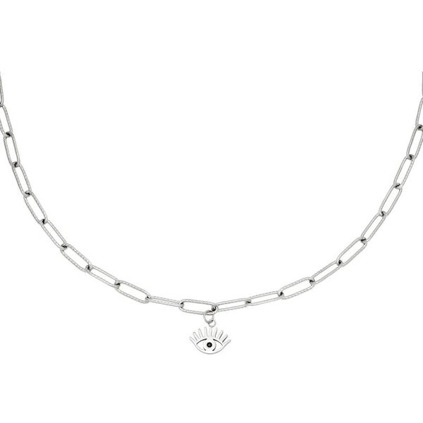 Surprise ketting zilver