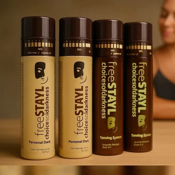 Free Stayl Tanning Spray – Aanpasbare Bruine Teint