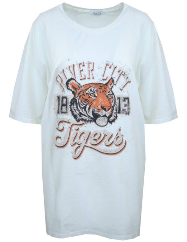 River city oversized t-shirt creme