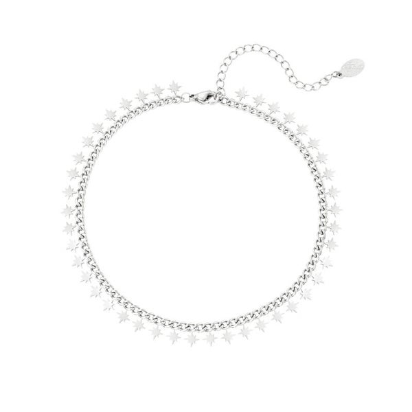 Twinkle star enkelbandje zilver