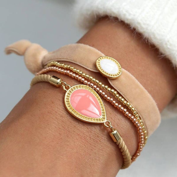 Armband Versailles -koraal