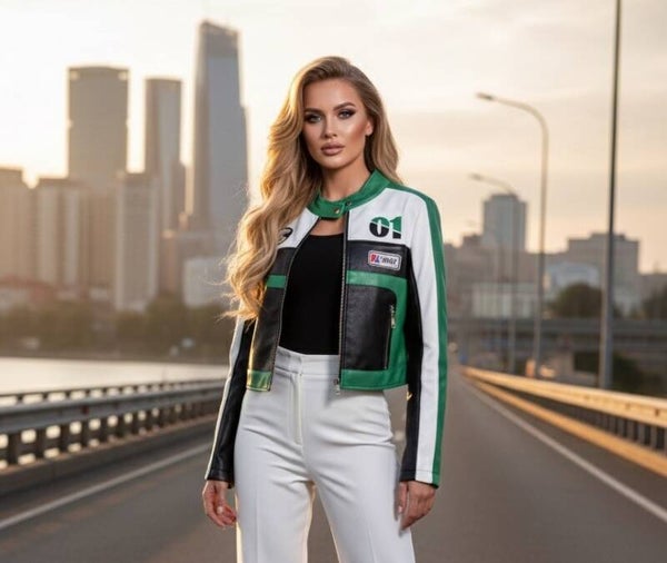 Motor Jacket - Groen