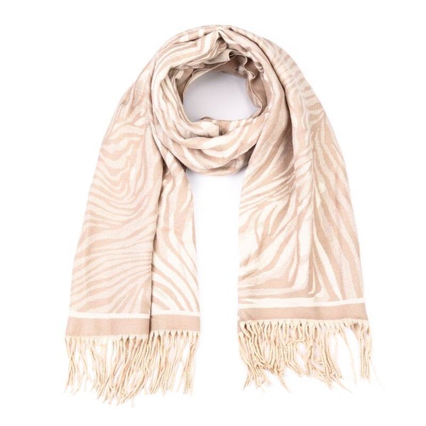 Sjaal Comfy zebra - beige