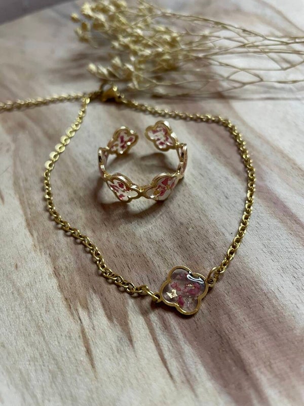 Parure trèfle