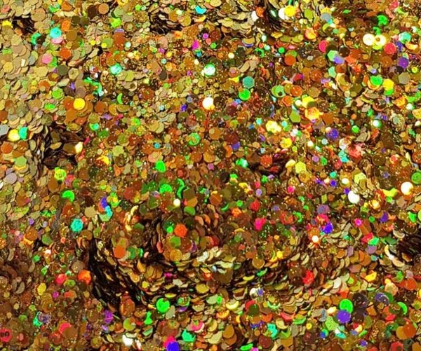2oz Gold Holographic Glitter