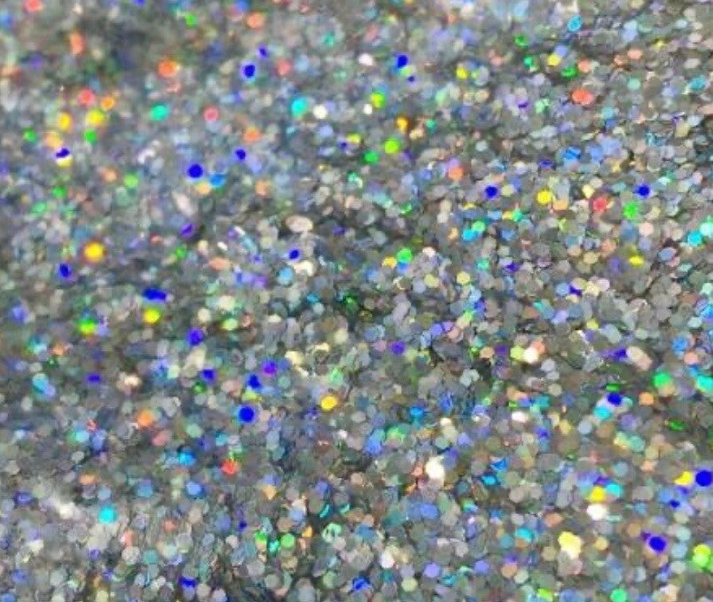 2oz Silver Holographic Glitter