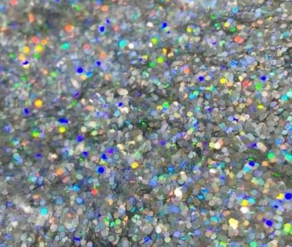 2oz Silver Holographic Glitter