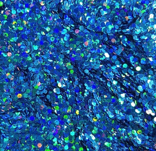 2oz Dark Blue Holographic Glitter