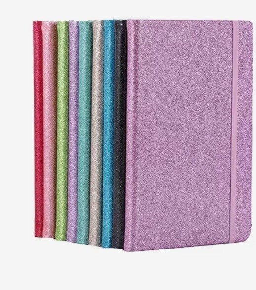 A5 Glitter Notebooks