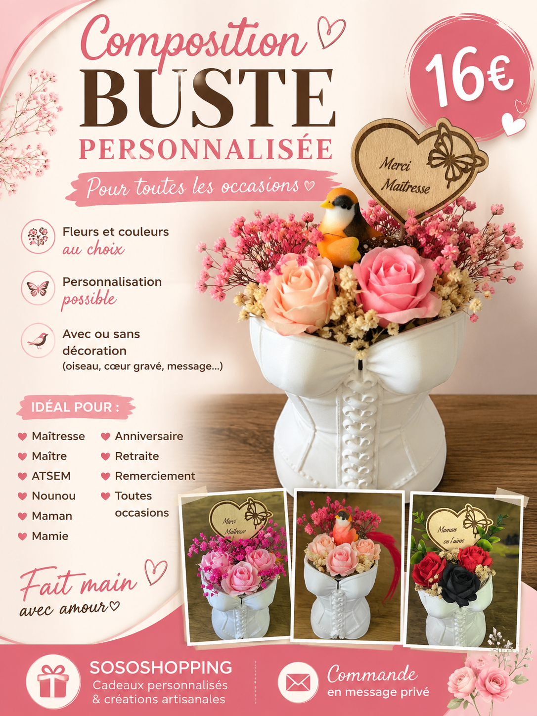BUSTE FLORALE