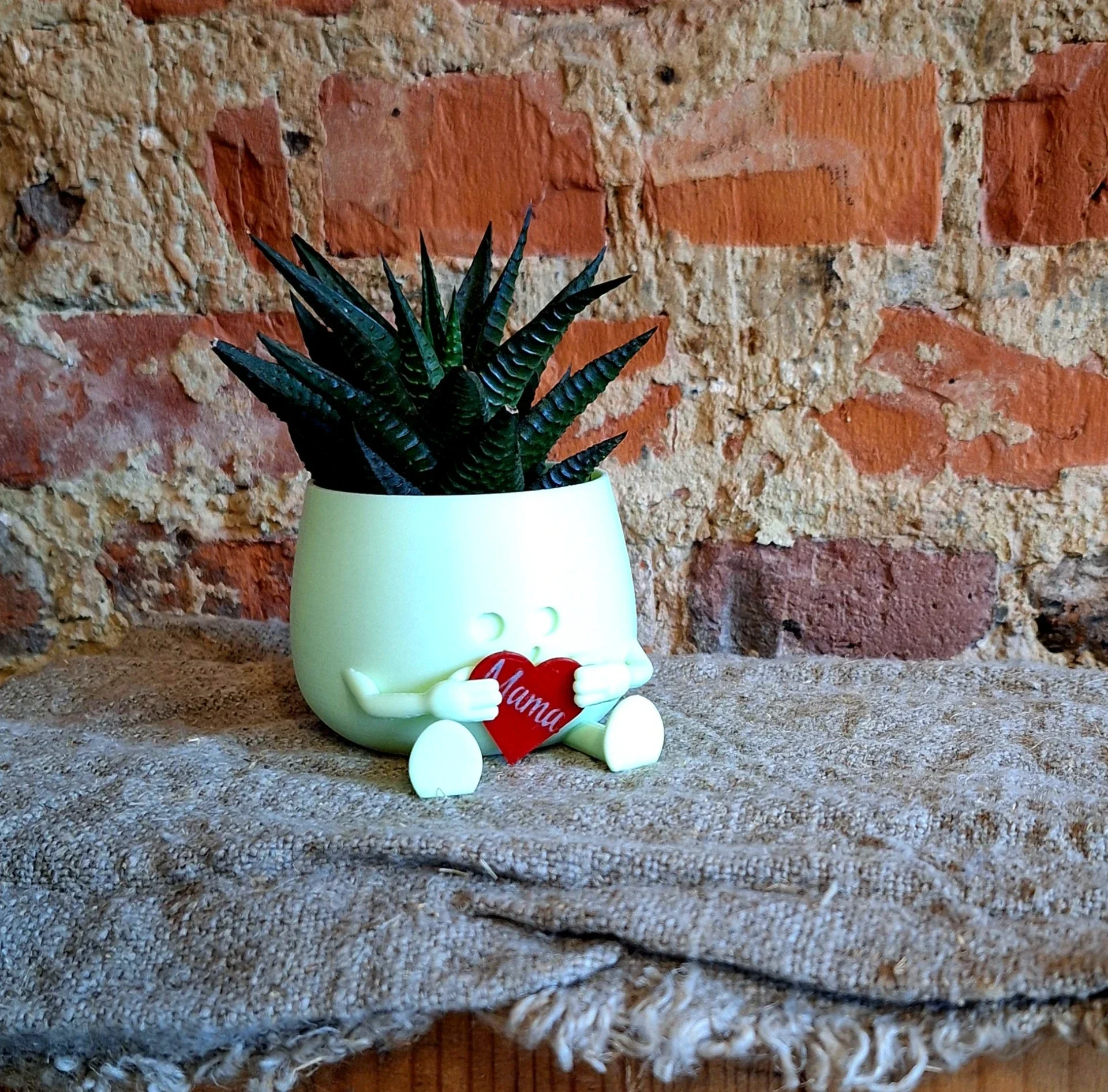 Cutepots met gepersonaliseerd hartje