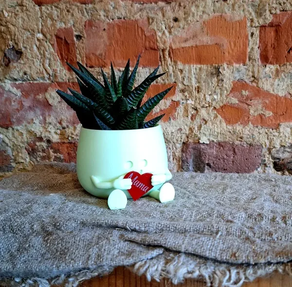 Cutepots met gepersonaliseerd hartje
