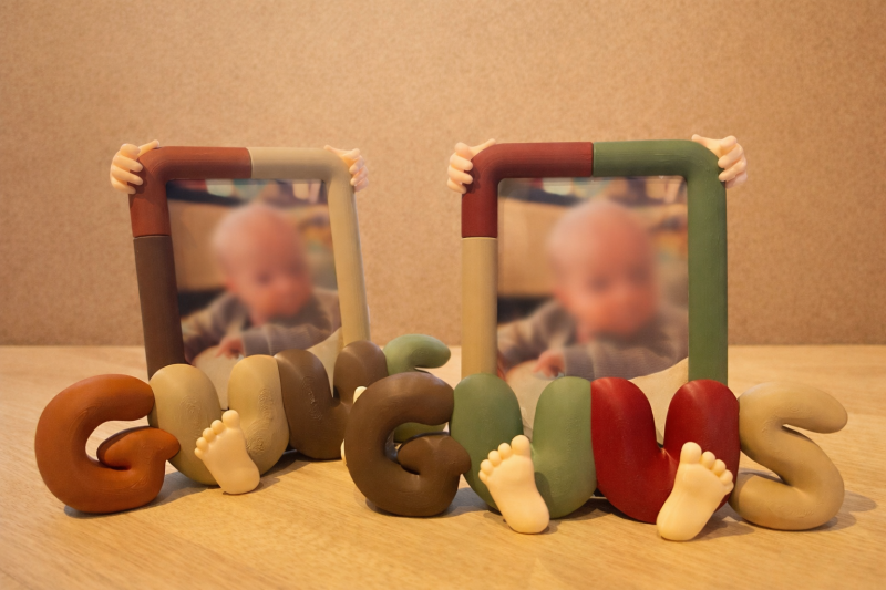 fotokadertjes voor geboorte 
