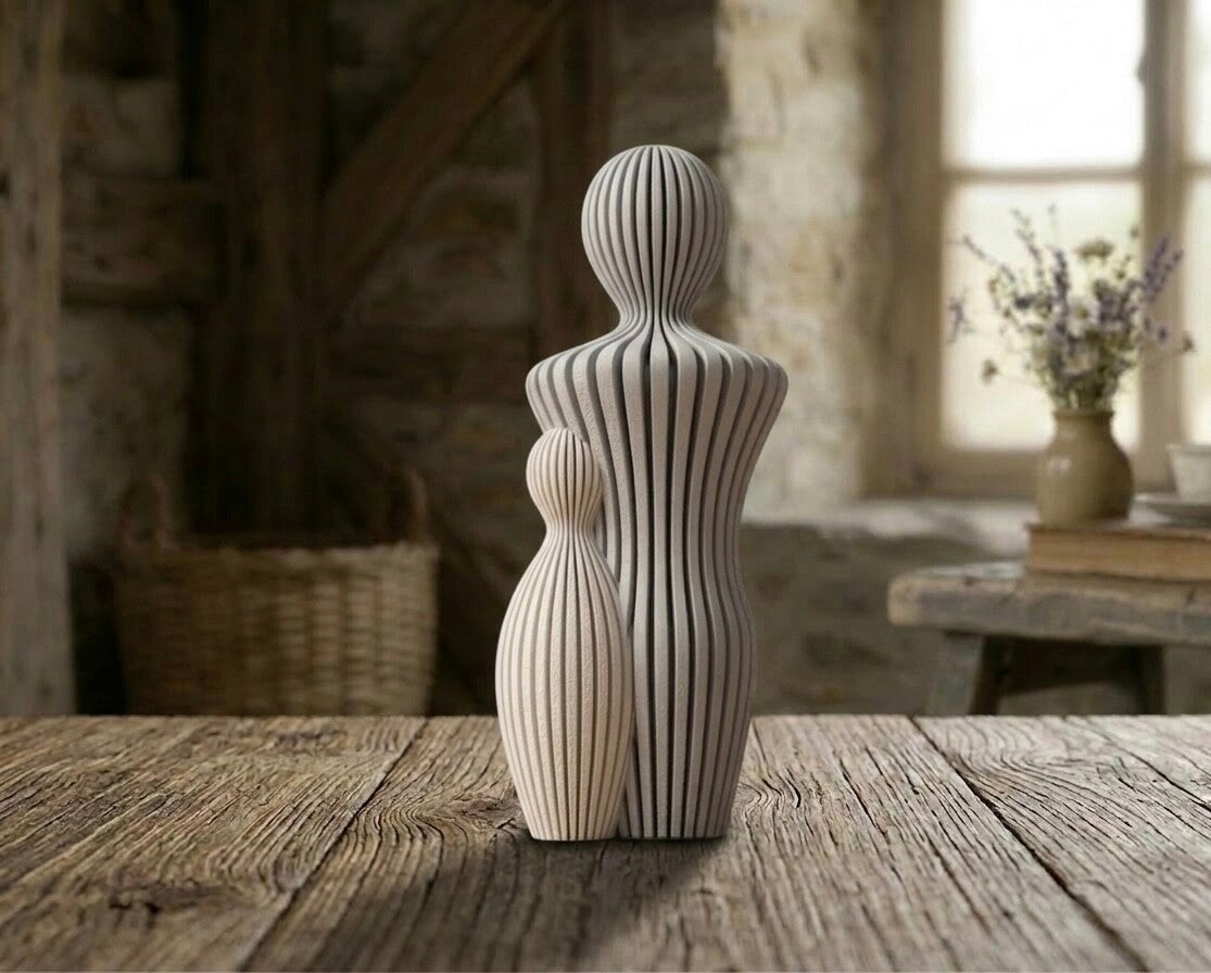 Familliebeeldje papa 1 kind