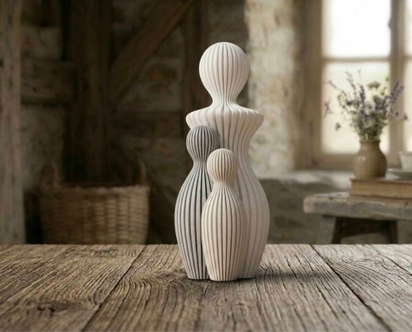 Familliebeeldje mama 2 kinderen