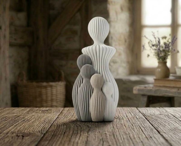 Familliebeeldje mama 4 kinderen