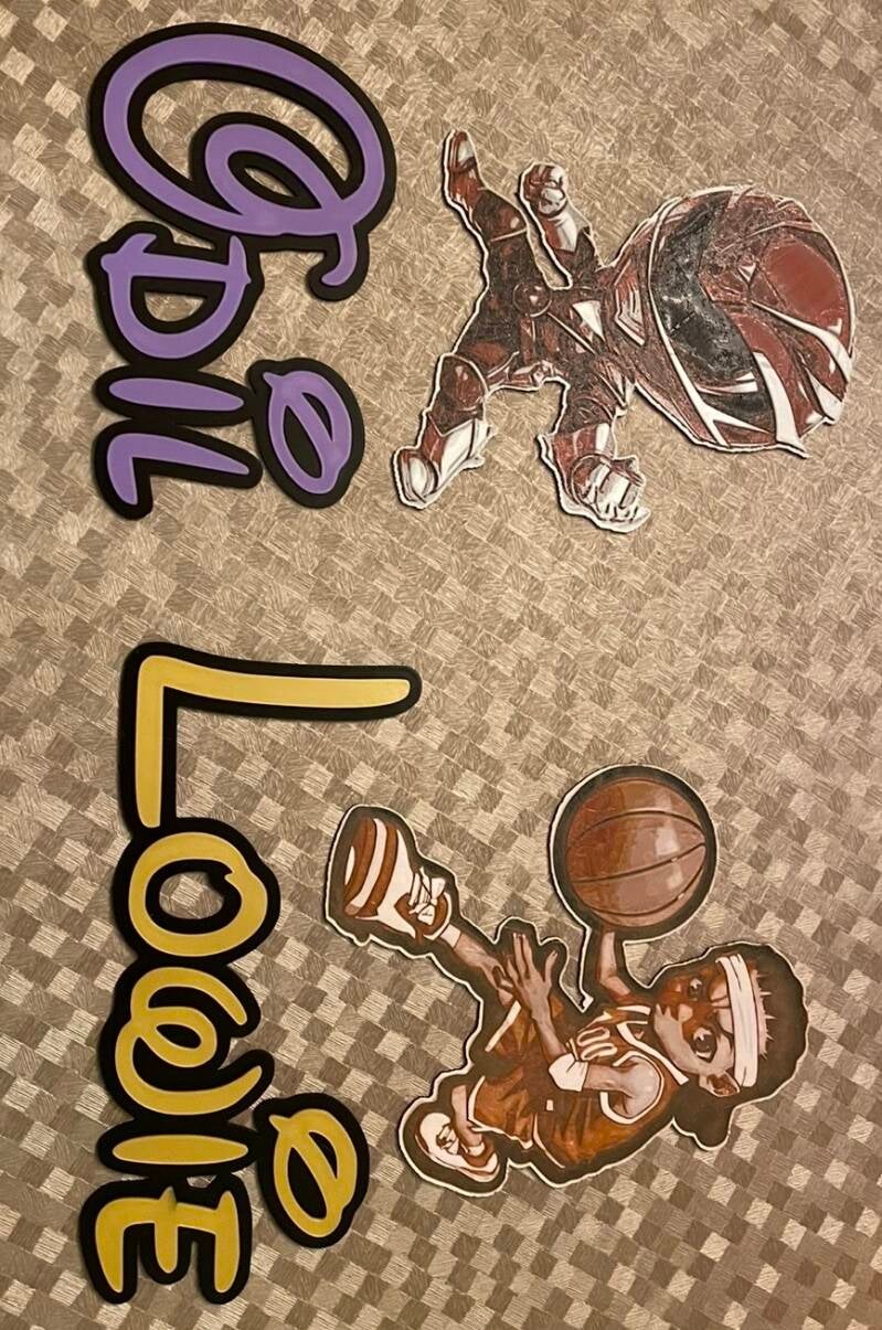 naamplaatjes voor de slaapkamerdeur