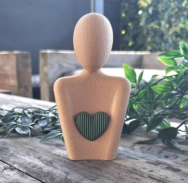 Valentijns beeldje met hart