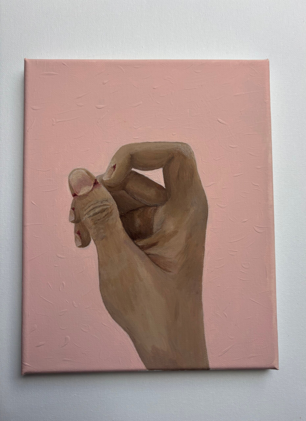 The picking hand