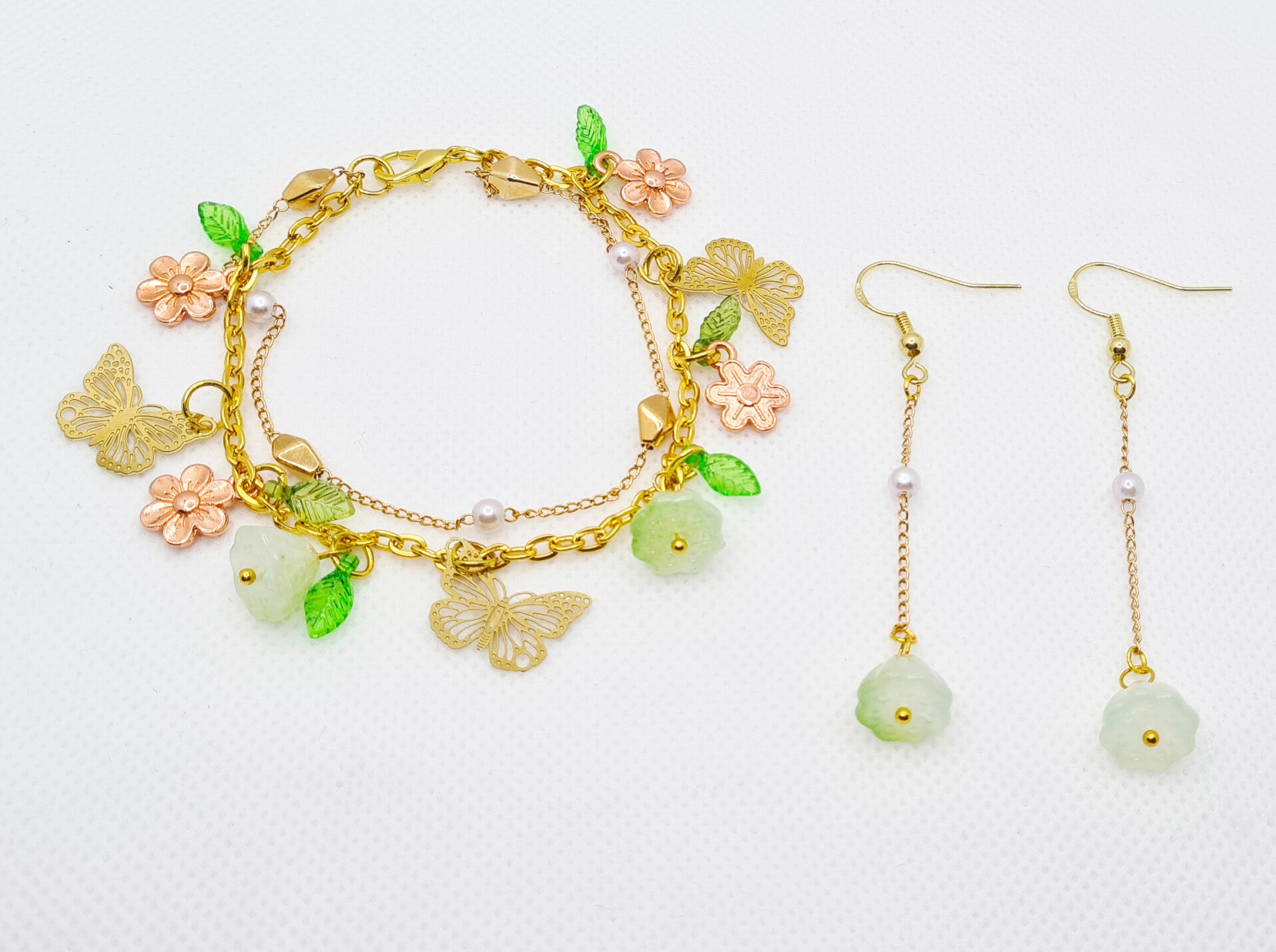 Set Braccialetti e Orecchini Primaverile